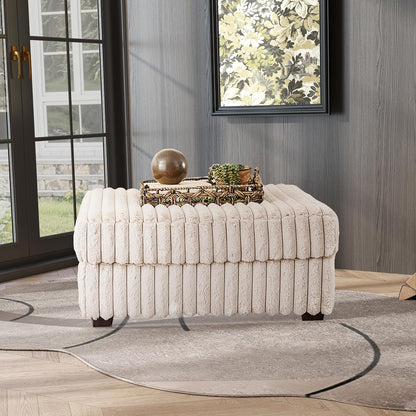 Belvoir Accent Cocktail Ottoman, Beige Champagne