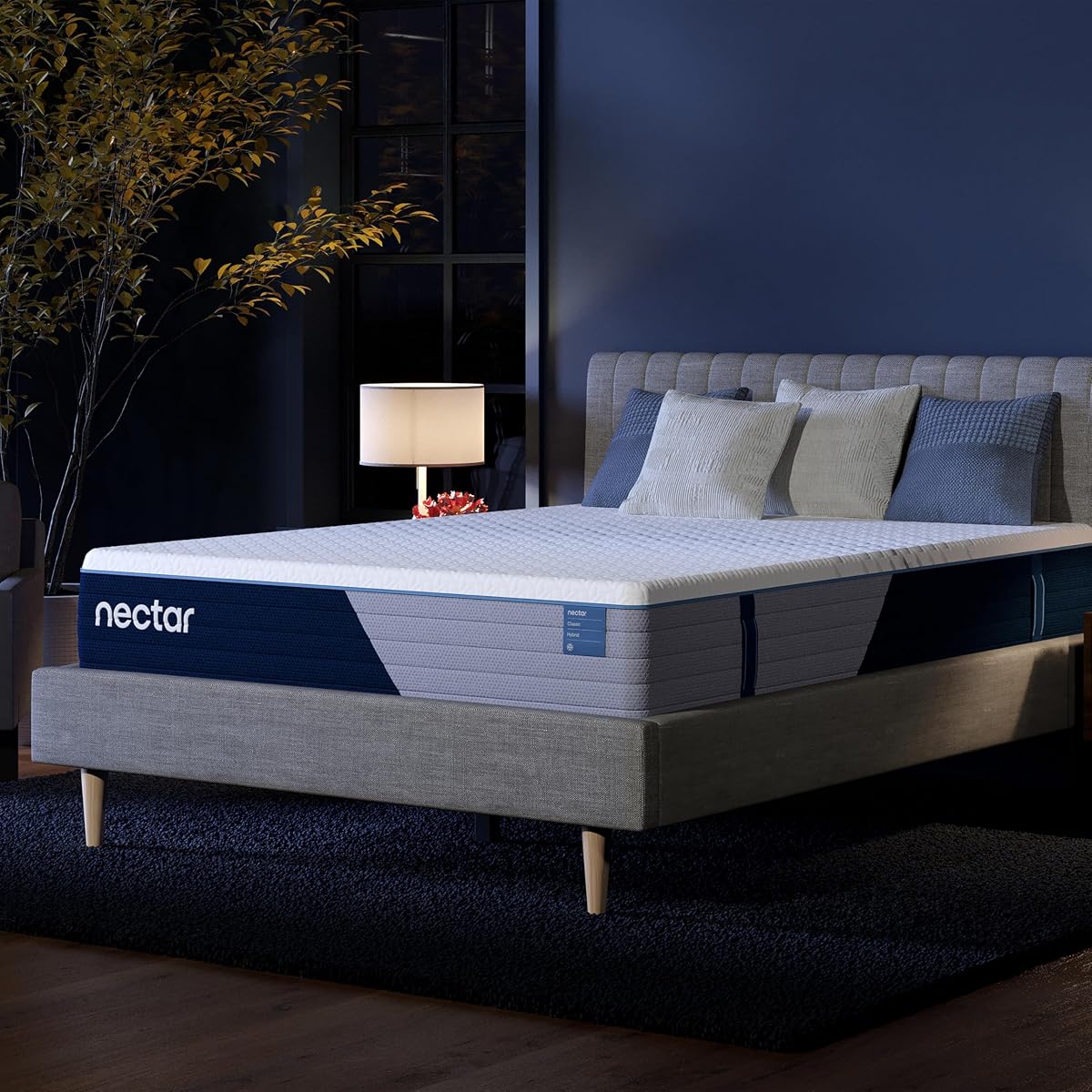 Nectar 12” Hybrid Mattress, Full, Medium Firm, 1-Year Trial