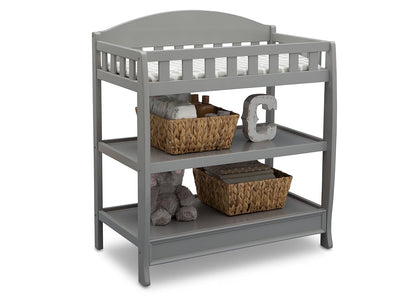 Infant Changing Table with Pad, Grey