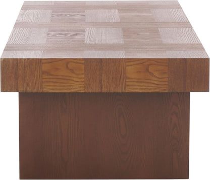 Home Collection Habana Walnut Brown Wood Coffee Table