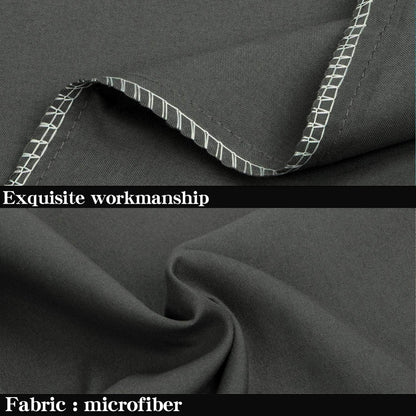 King Pillowcase Set - 2 Pack Brushed Microfiber 20X36 Pillowcases - Soft, Wrinkle-Free, Fade-Resistant, Stain-Resistant, Dark Grey Pillowcases with Envelope Closure - 20X36 Inches, Dark Grey
