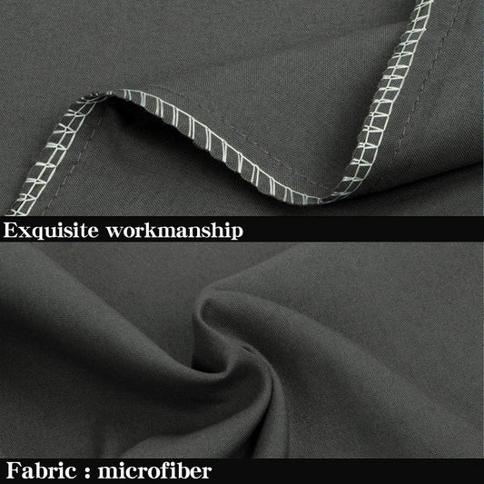 King Pillowcase Set - 2 Pack Brushed Microfiber 20X36 Pillowcases - Soft, Wrinkle-Free, Fade-Resistant, Stain-Resistant, Dark Grey Pillowcases with Envelope Closure - 20X36 Inches, Dark Grey