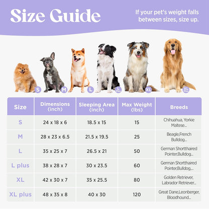 Cute Dog Bed Medium Size Dog, Orthopedic Waterproof Medium Pet Beds with Sides, High Back Non-Slip Bottom and Egg-Crate Foam Pet Couch Sofa with Washable Removable Cover, Grey