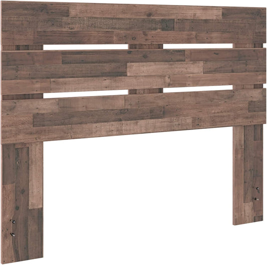 Neilsville Butcher Block Panel Headboard, Queen, Brown