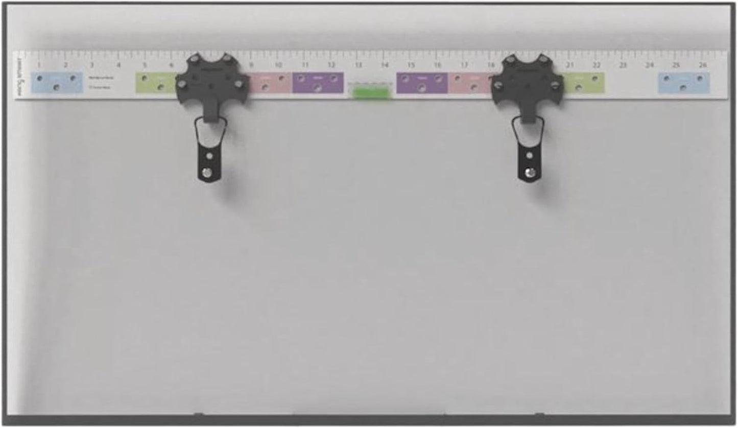 Hangsmart TV® Wall Mount NO Stud - Original & Patented Easy Install, DIY for 19-100" Tvs, Holds up to 150LBS, Fits Most LED LCD Flat Screens & Monitors, Includes Hardware