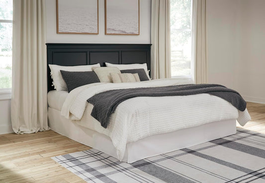 Signature Design by Ashley Lanolee Classic Panel Headboard, King/California King, Black