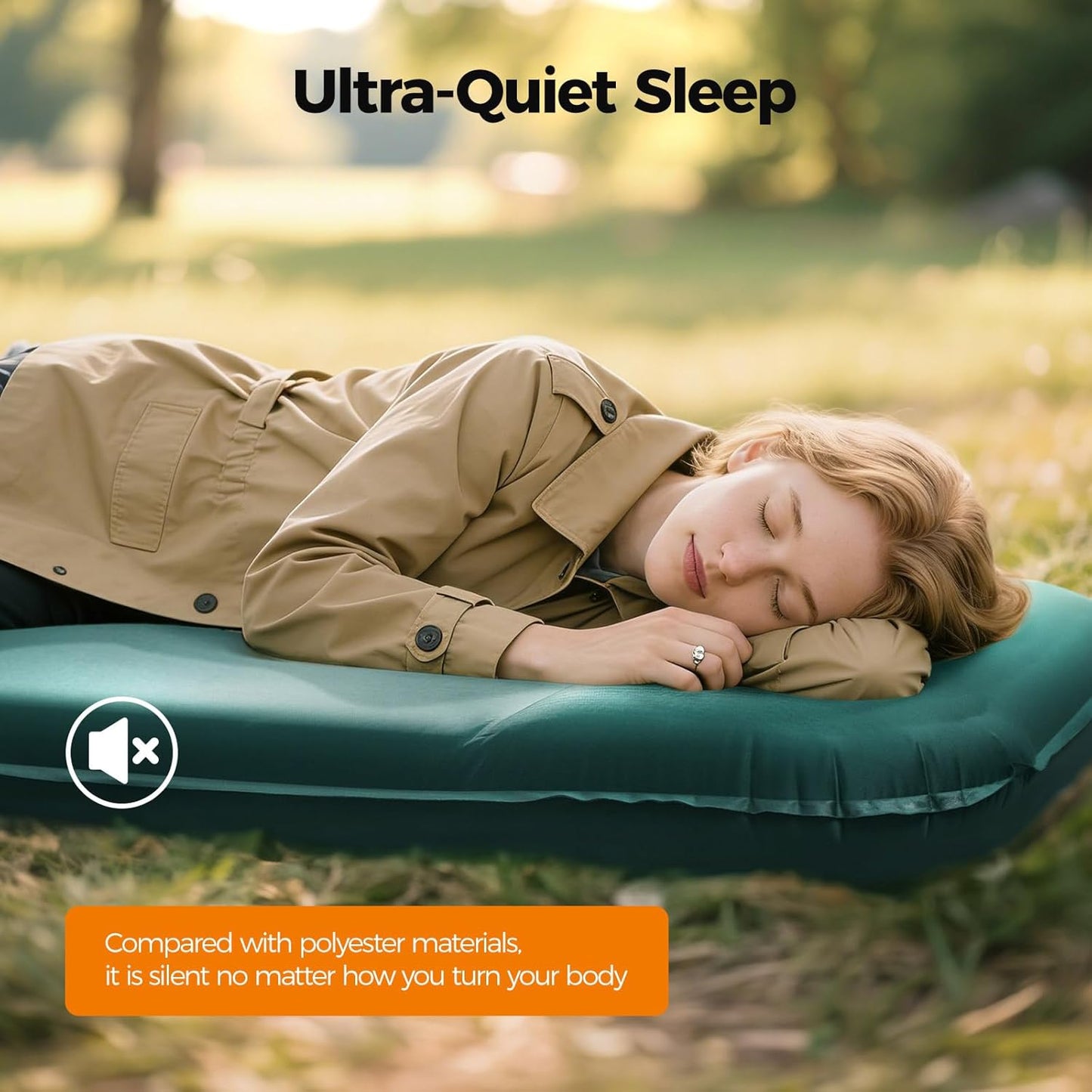Self Inflating Sleeping Pad with Electric Pump, 3.15" Ultra-Thick Memory Foam Camping Pad, 4 Season Camping Mattress Pad with Built-In Pillow, Camping Essentials Gear for Tent Travel Car