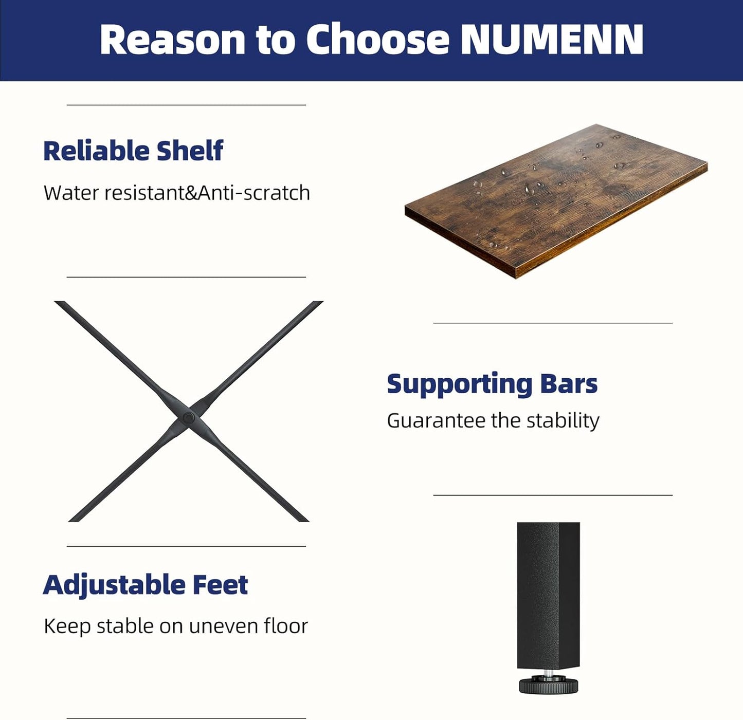 Triple Column 5 Tier Bookshelf, Bookcase with 14 Open Display Shelves, Adjustable Rustic Industrial Style Book Shelves, Modern Bookshelves for Bedroom, Living Room and Home Office, Vintage