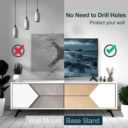 Stand for TCL TV Stand Legs Compatible with Select Models for 28 32 40 43 49 50 55 65 Inch for TCL TV Stand, for 28D2700 32S321 40S325 43S431 43S303 49S423 50S423 50S425 55S525, for TCL Roku TV Legs