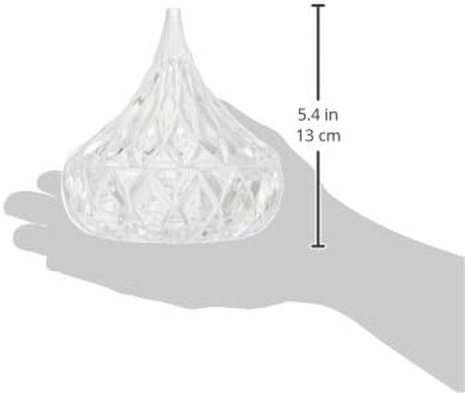 Hershey Candy Dish, Chocolate Dish, Crystal Decor (Clear) Living Room & Dining Room Decor