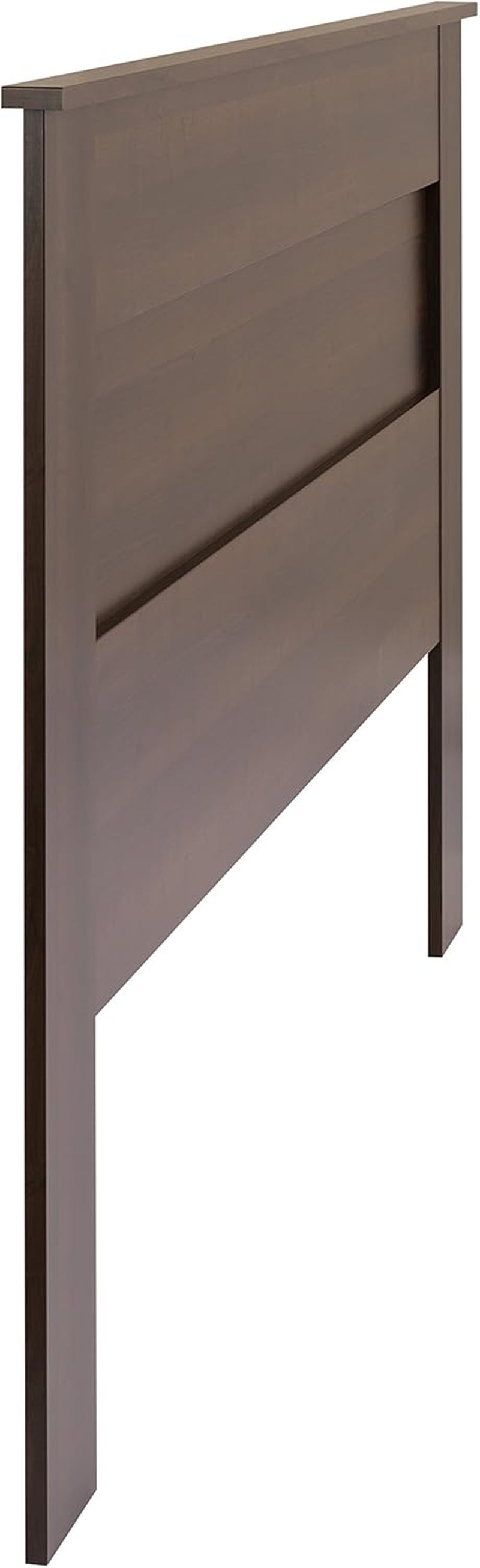 Stylish Flat Wood Panel Headboard for King Size Beds, Simplistic Wooden King Headboard 2.25" D X 81" W X 48" H, Espresso, EHFK-1301-1