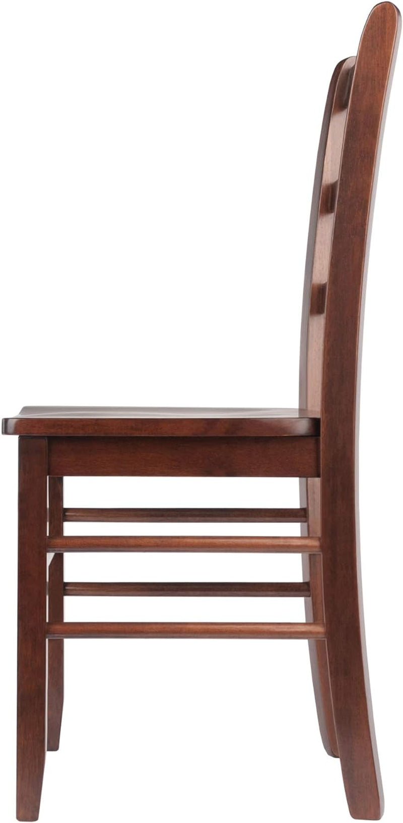 Benjamin Ladder Back Chair, Walnut, Set of 2
