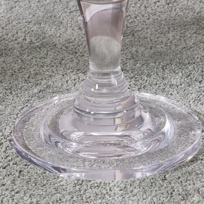 Furniture Acrylic Side Table, Acrylic End Table for Drinking Food,Clear Modern Small Tables for Living Room Bedroom Lobby,13.5''X13.5''X20'' High,9.48Lbs
