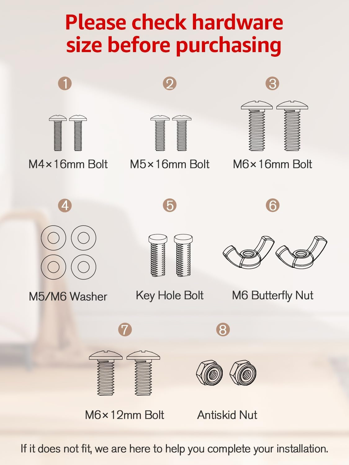 Soundbar Mount Bracket for Mounting above or under TV Fits Most of Sound Bars up to 15 Lbs, with Detachable Long Extension Plates MD5420