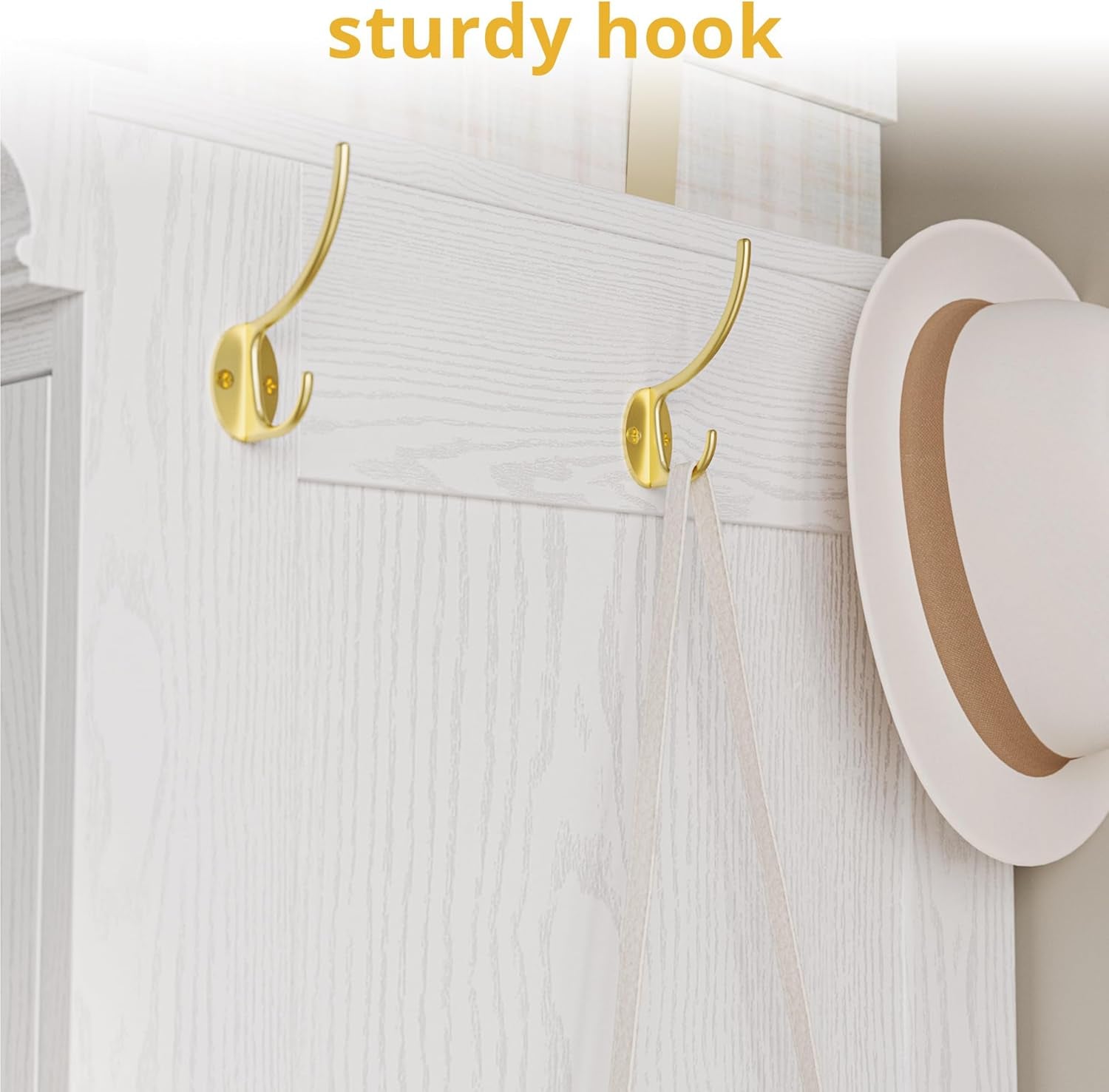 Armoire Wardrobe Closet with Mirror, 70” Wooden Wardrobe Cabinet with 4 Doors, 2 Open Storage Shelves, Freestanding Bedroom Armoire with 3 Hooks & Hanging Rod for Home Room, White