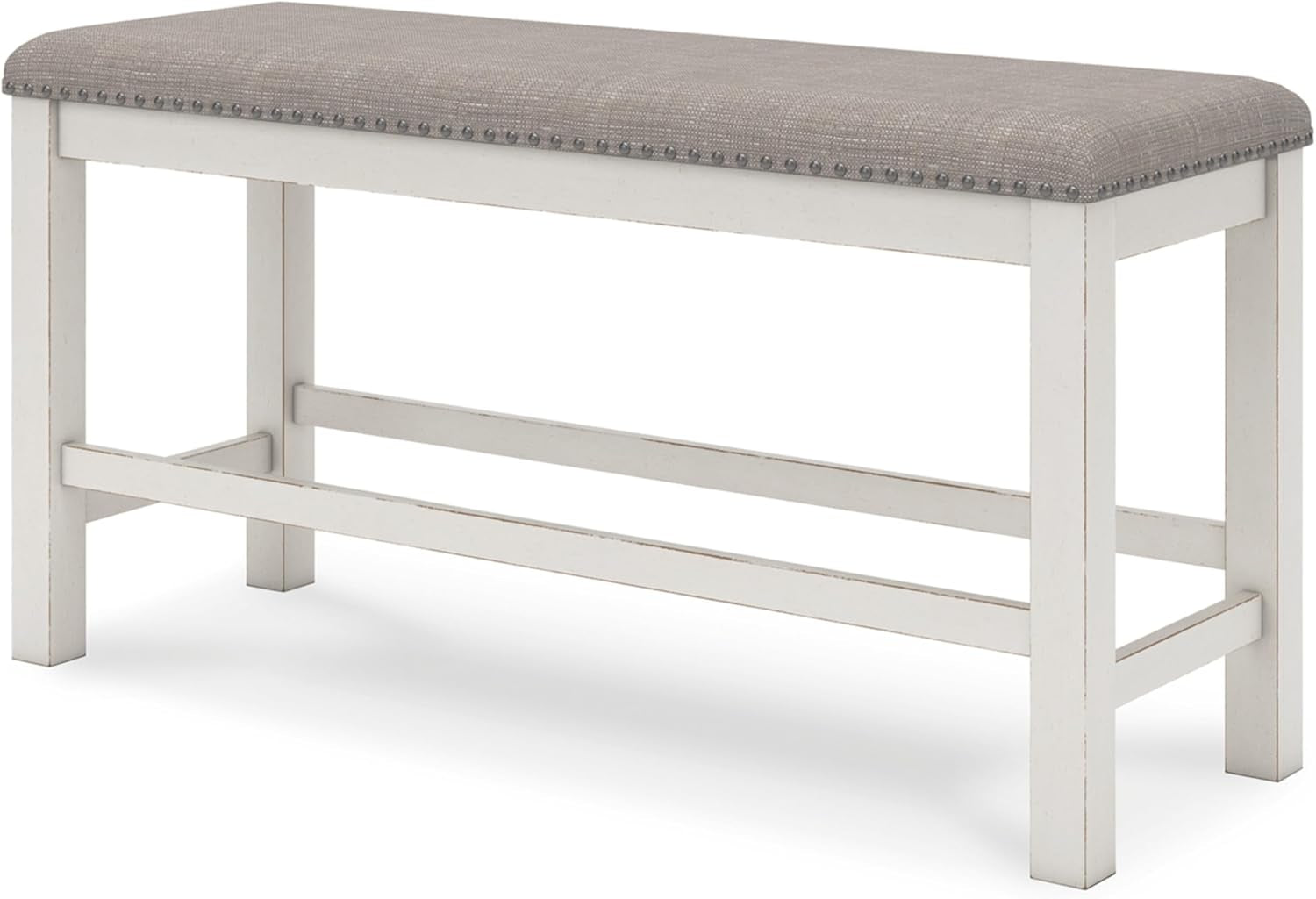Robbinsdale 49" Counter Height Dining Bench, Antique White