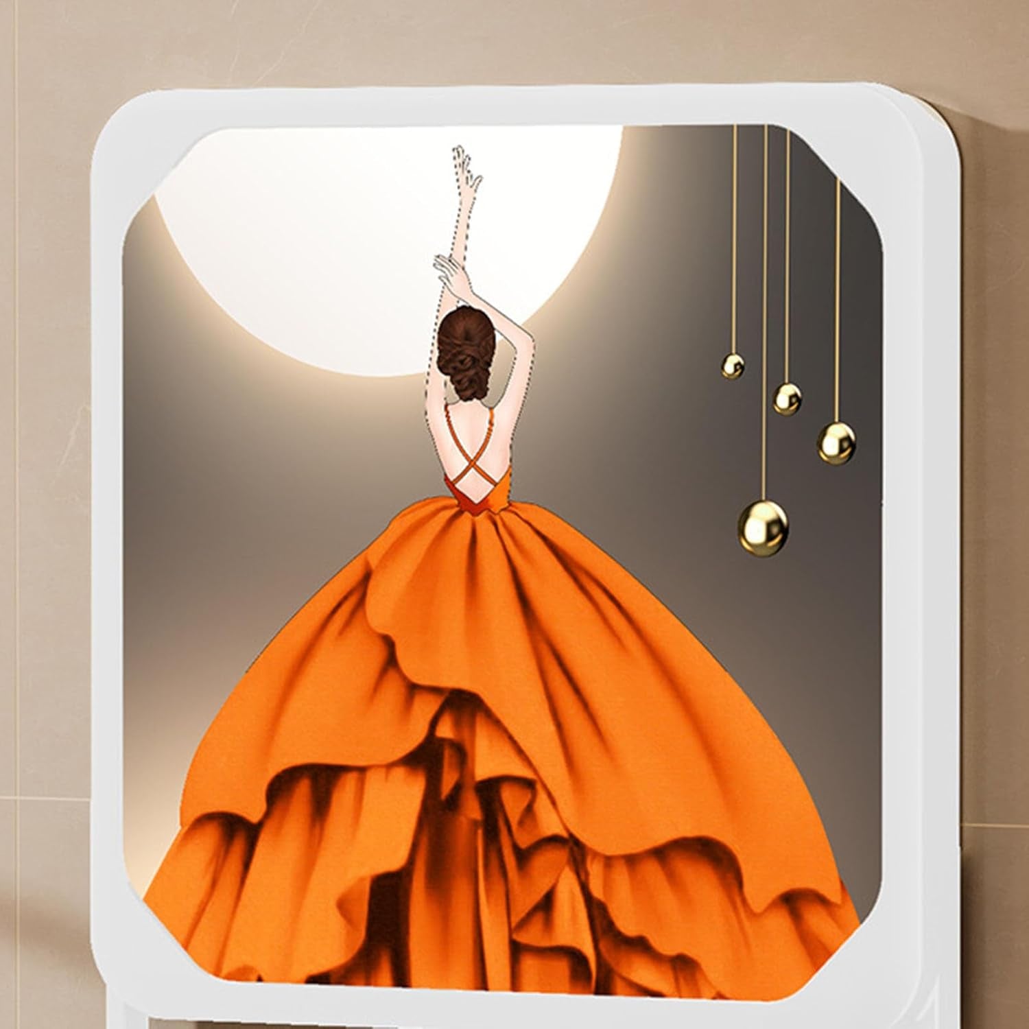 Clothes Folding Storage Box, Bathroom Mural Clothes Folding Storage Box, Waterproof Hanging Storage Organizer, No-Punch Wall Mounted Bathroom Shelves for College Dorm Laundry Kitchen Travel (White)