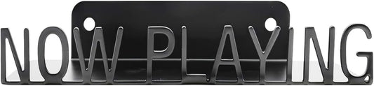 Metal  SPINNING Vinyl Record Stand Wall Mount Album Player Display LP Shelf Black Modern Vintage Vinyl Record Display Organization for Music Lovers Record Player Accessory