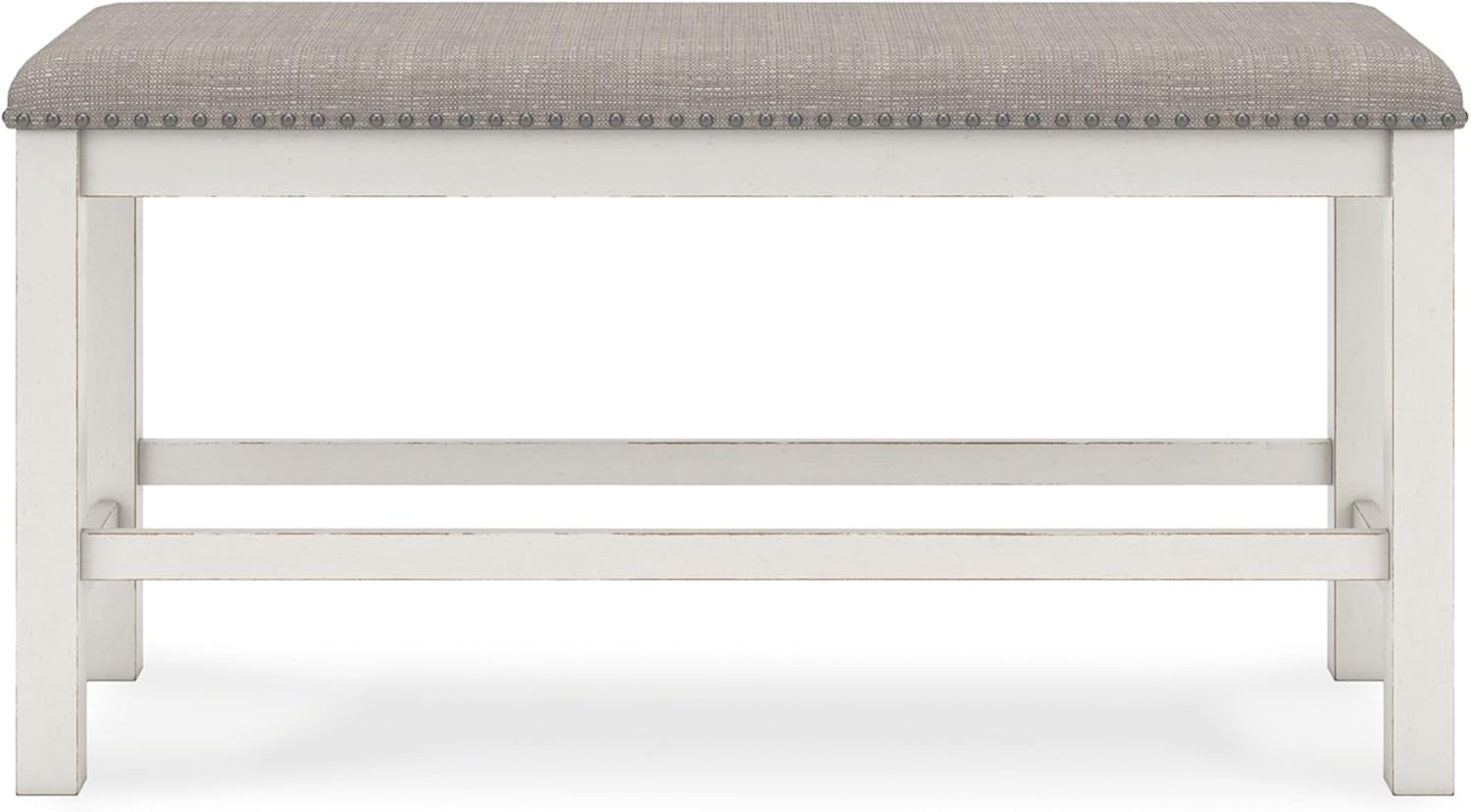 Robbinsdale 49" Counter Height Dining Bench, Antique White