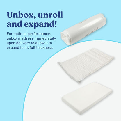 Graco Premium Crib & Toddler Mattress – GREENGUARD Gold Certified, Machine Washable Oeko-Tex Standard 100 Certified Cover with Waterproof Surface, Fits Any Standard Full Size Baby Crib & Toddler Bed