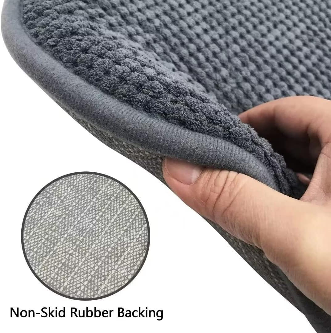 Grey Foam Seat Cushions Kitchen Chairs Pads for Dining Chairs Non Slip Office Seat Cushions Washable U Shaped Soft Thick Large Metal Wooden Chair Cushions,17" X 15"