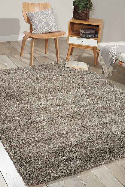 Home Amore Stone 7'10" x 10'10" Area Rug - Easy Clean, Non Shedding, Bed Room, Living Room, Dining Room, Kitchen (8' x 11')