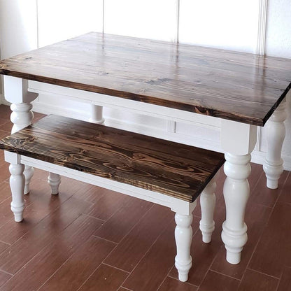 Made in USA, Made to Order, Turned-Leg Dining Tables
