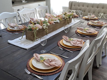 Made in USA, Made to Order, Turned-Leg Dining Tables