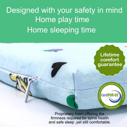 2025 Upgraded Pack and Play Mattress 38" X 26" Soft Firm Premium Foam Pack N Play Mattresses Odorless Breathable Comfort Baby Foam Portable Playpen Mattresses (Tri-Fold Dinosaur)