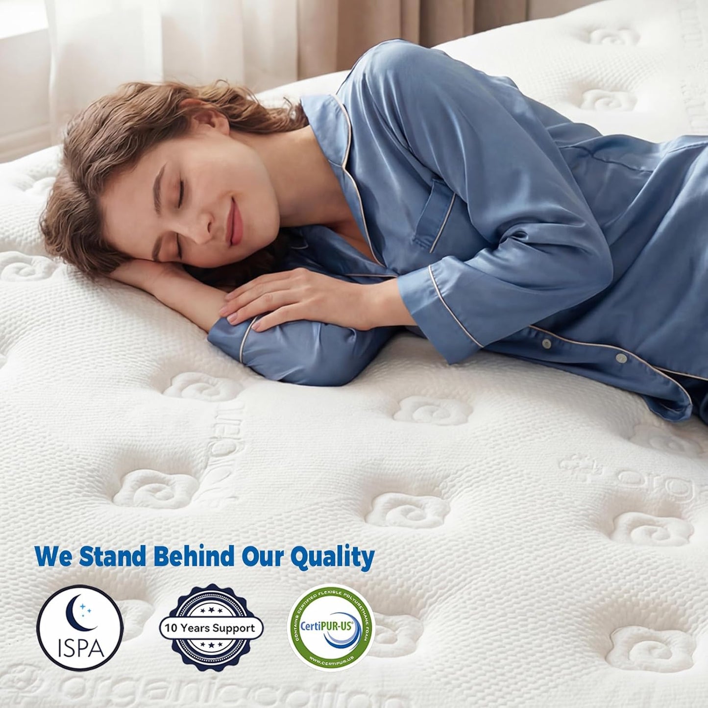 King Mattress,14 Inch King Size Mattress in a Box, Medium Firm Hybrid Mattress with Individually Wrapped Pocket Springs for Excellent Motion Isolation & Strong Edge Support, Cooler Breathable Sleep