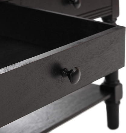 Home Collection Boris Distressed Black Coffee Table