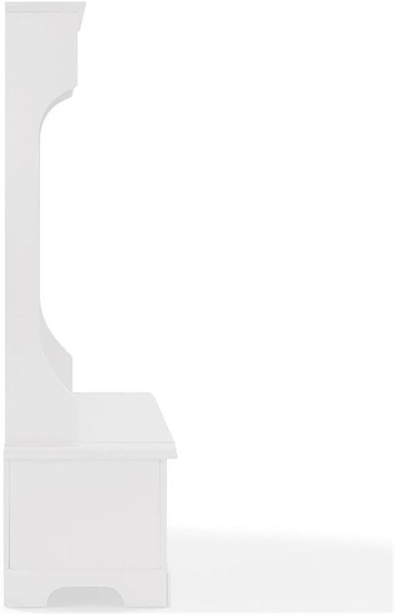 Hall Tree in White