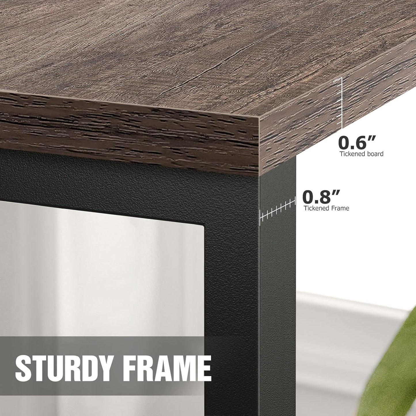 Sofa Side Table Couch End: C Shaped Table That Slide under for Small Spaces Bedside Living Room - Narrow C Tray Laptop Rustic Grey C Shaped End Table-3 C Shaped End Table-3