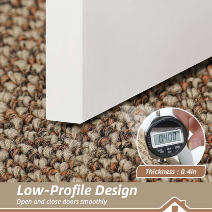 Indoor Door Mat 32" X 48", Dirt Trapper Door Mats Non-Slip Entryway Rugs Washable, Resist Dirt Absorbent Welcome Mat, Low Profile Floor Mats for Front Back Door and Entryway, Taupe