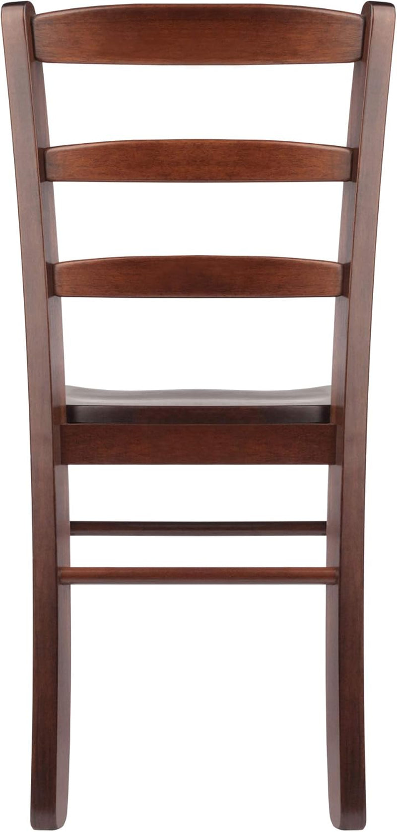 Benjamin Ladder Back Chair, Walnut, Set of 2