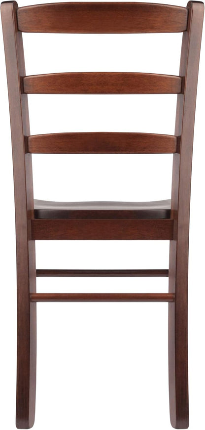 Benjamin Ladder Back Chair, Walnut, Set of 2