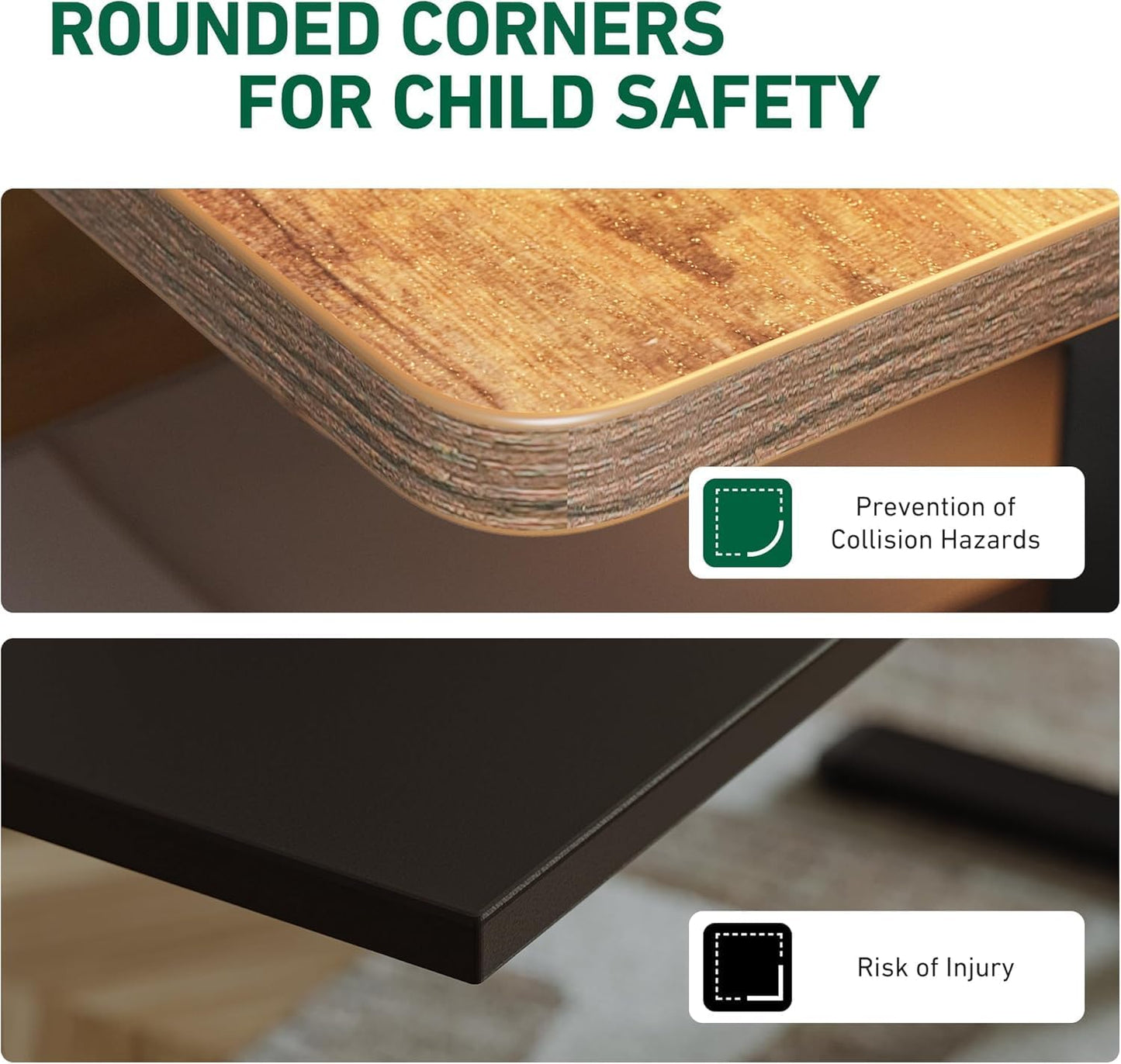 55 X 24 Inches Standing Desk with Drawer, Adjustable Height Electric Stand up Desk with Storage, Sit Stand Home Office Desk, Ergonomic Computer Desk, Rustic Brown Top