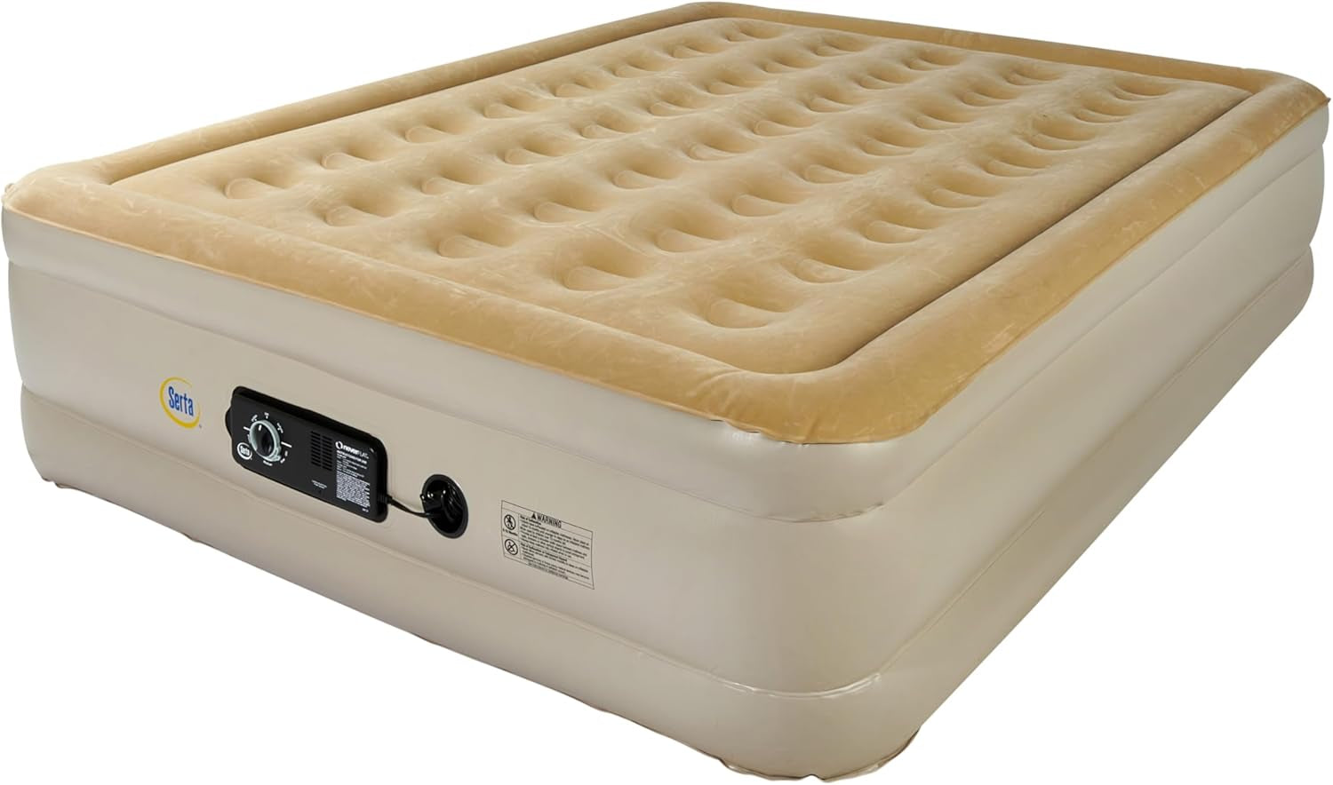 Raised Air Mattress with Never Flat Pump | Luxury Inflatable Mattress with Built in Air Pump to Ensure a Good Night’S Rest | Heavy Duty Blow up Mattress with Self Inflating Pump