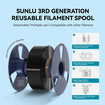 4Kg PLA 3D Printer Filament Bundle, Neatly Wound PLA Filament 1.75Mm ±0.02Mm, Individually Vacuum Packed, 4Kg in Total, 1Kg per Spool, 4 Pack, 4000G, 4Black