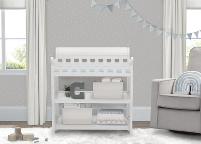 Eclipse Changing Table with Changing Pad, White