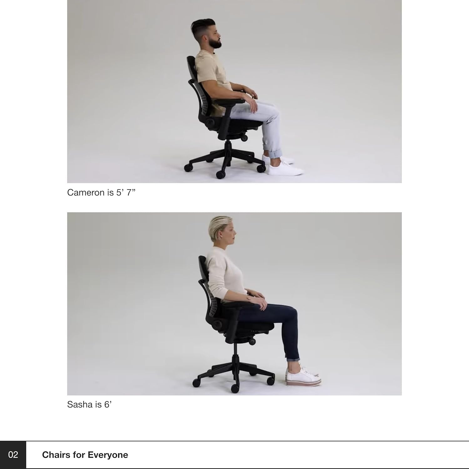 Leap Office Chair V2 - Ergonomic Work Chair with Wheels for Carpet Flooring - Work Chair Supports Unique Body Shape - with Natural Glide System & Liveback Technology - Black Leather