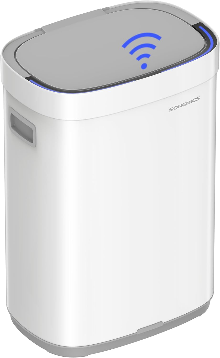Kitchen Trash Can, 17.2-Gallon (65 L) Motion Sensor Garbage Can, Stainless Steel Trash Bin, Ozone Odor Control, Stay-Open, Metallic Silver ULTB660E01