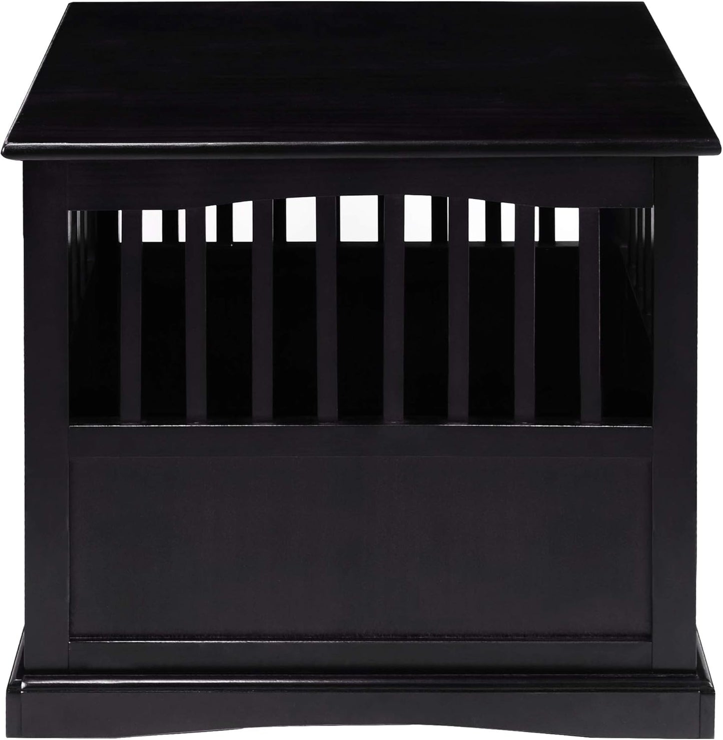 Wooden Medium Pet Crate, End Table, Espresso