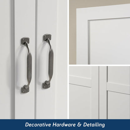 Select Storage Cabinet/ Pantry Cabinets, White Finish