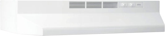 413001 Non-Ducted Ductless Range Hood with Lights Exhaust Fan for under Cabinet, 30-Inch, White