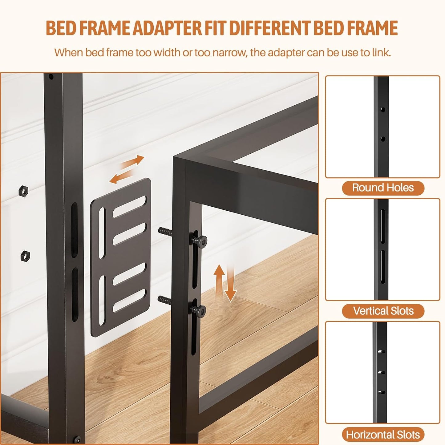 Headboard for Queen Size Bed with Storage, Sturdy Bookcase Headboards with Outlet, USB & LED Light, Queen Size Headboard Only, Head Board with Sliding Doors & Bed Adapter for Bedroom, Black