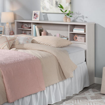 Dover Edge Full/Queen Bookcase Headboard, Glacier Oak Finish