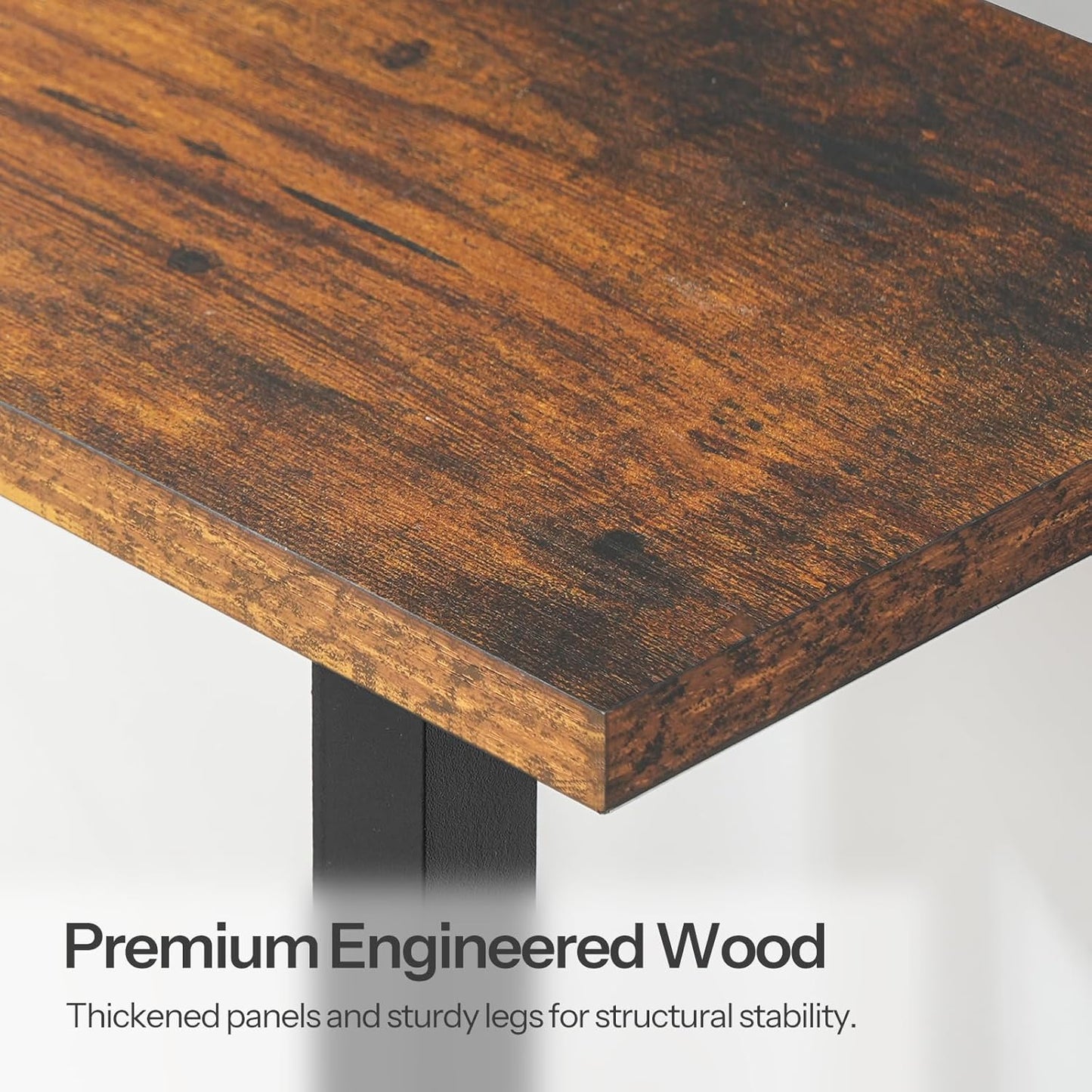 Small End Table with Charging Station, Narrow Side Table with USB Port and Outlets, Skinny Sofa Table, Slim Nightstand, Living Room, Bedroom, Rustic Brown and Black BF240UBZ01