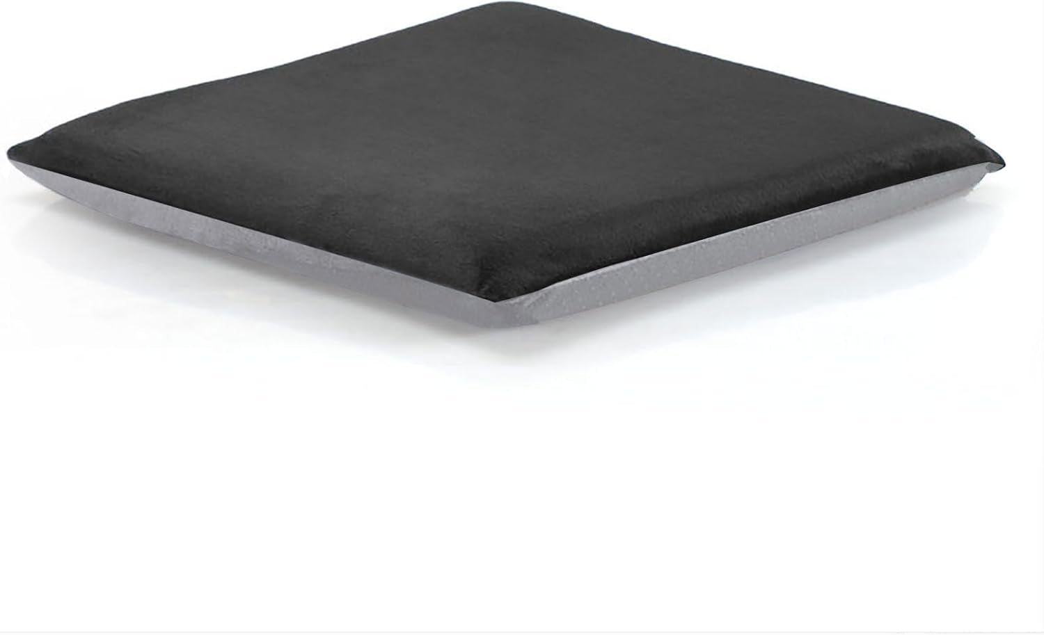 Square Chair Seat Cushion Memory Foam Chair Cushion for Kitchen, Dining,Office or Car 18X18 in Black