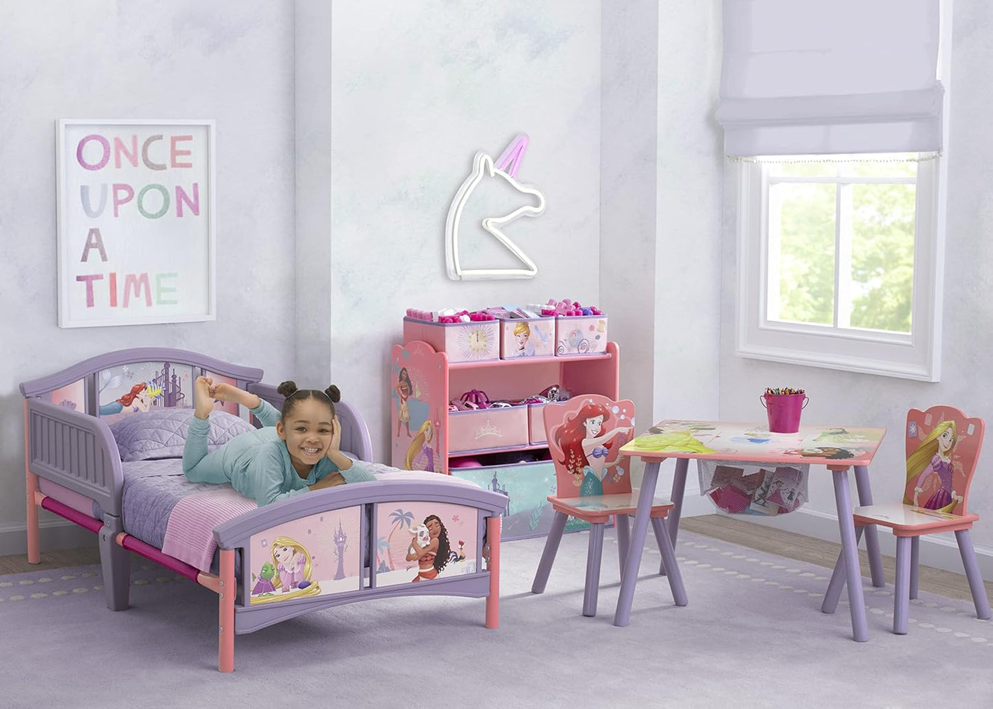 Plastic Toddler Bed, Disney Princess